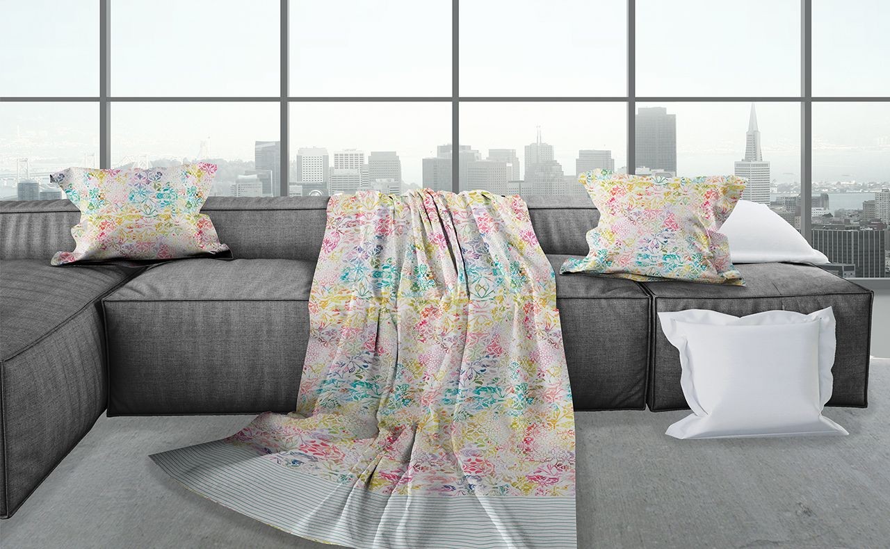 FOULARD ALGODON ESTAMPADO GARDEN SHABBY CHIC