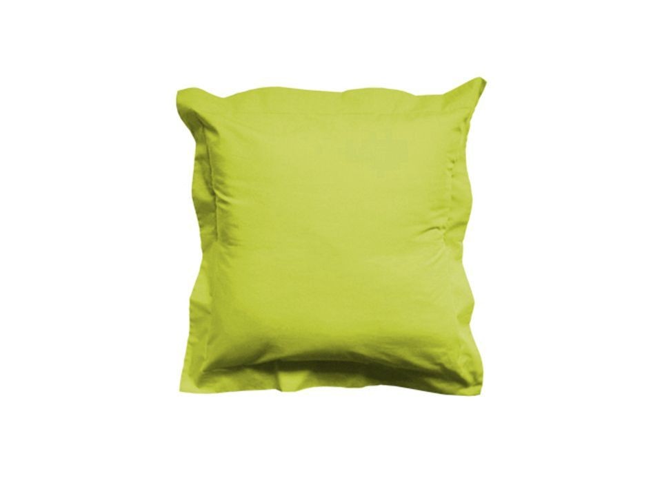 FUNDA ALMOHADA ALGODÓN PERCAL 200 HILOS VERDE PISTACHO